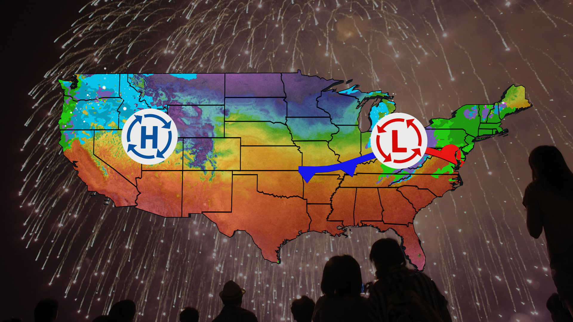 New Year&rsquo;s Eve Weather: Rain, Snow Steal The Show For Some