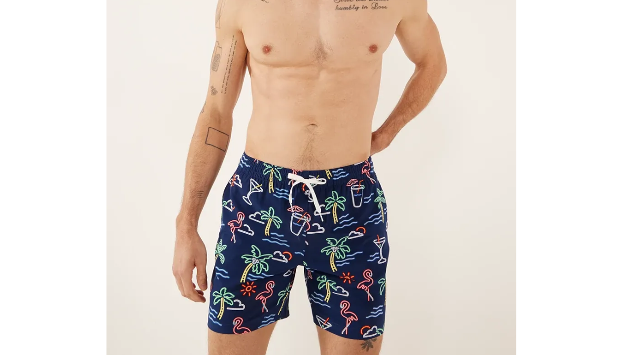 Chubbies Classic Swim Trunk: The Neon Lights