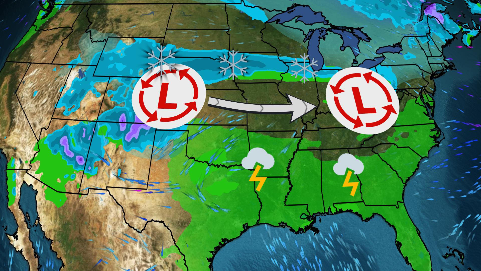 The Next Cross-Country Storm Has Begun Its Track East