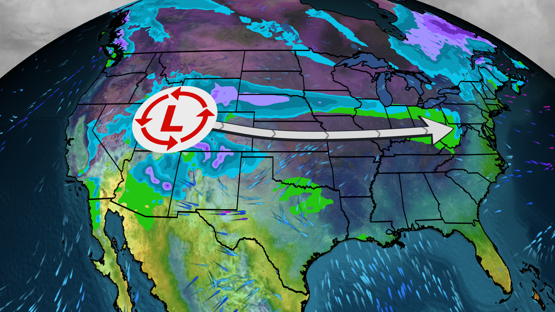 Next Cross-Country Storm Brings Gusty Winds, Rain And Snow