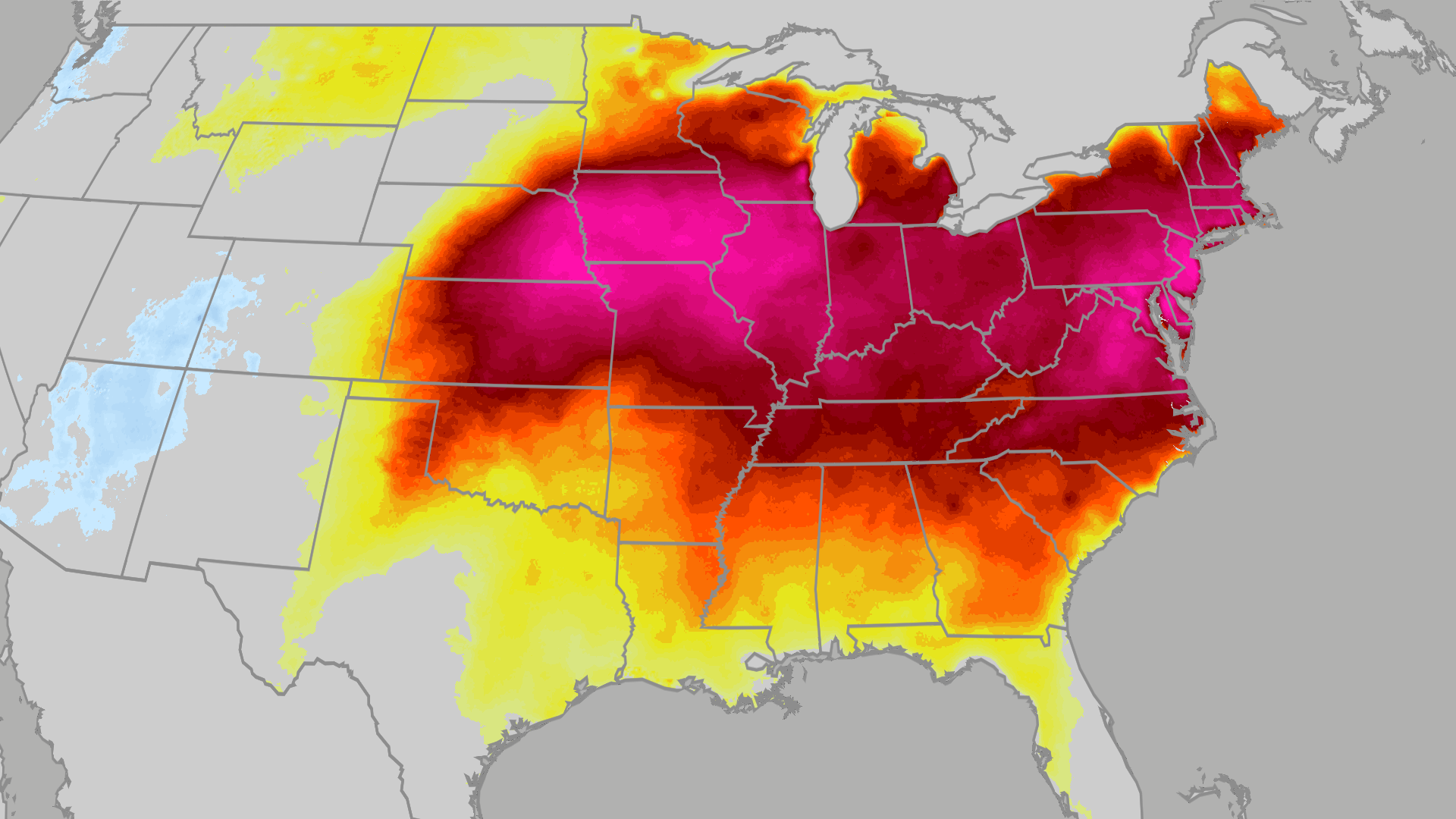 Record Warmth For Southeast, Mid-Atlantic, In Upcoming Week