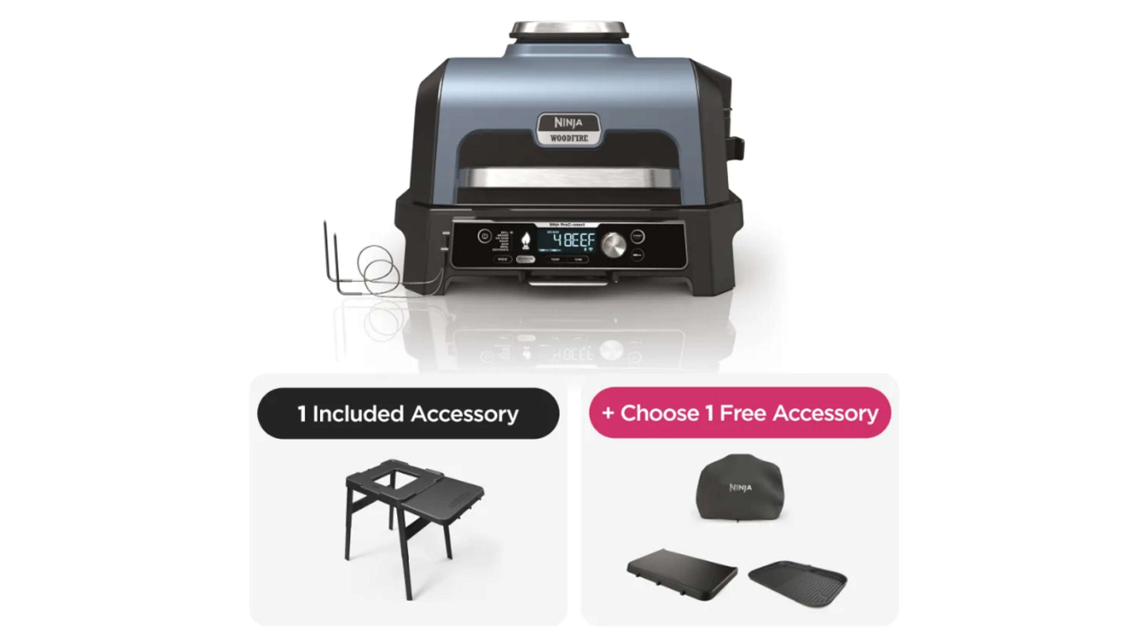 Build Your Own Ninja Woodfire Pro Connect™ Premium XL Outdoor Grill & Smoker