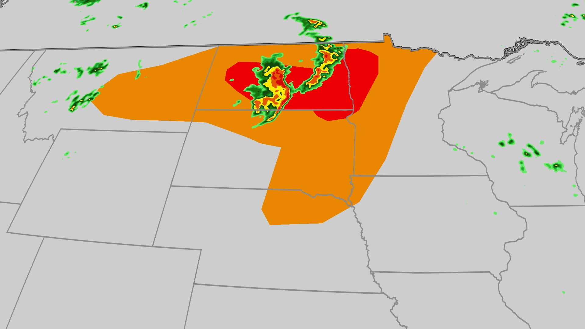 Northern Tier Severe Threat Increasing Thursday, Friday