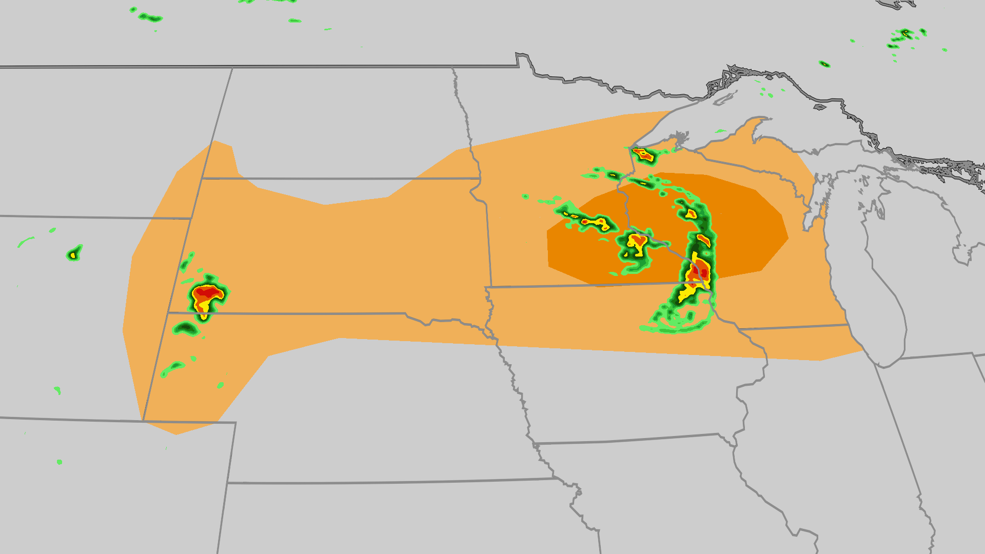 Severe Storms Possible In Northern Plains, Upper Midwest