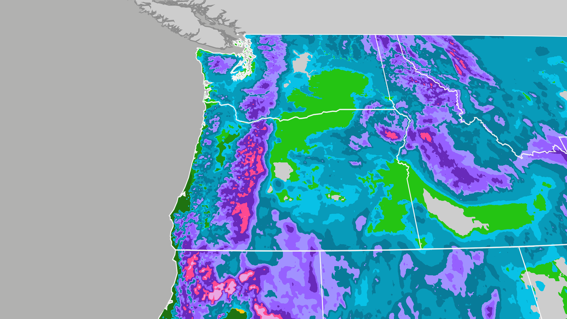 Feet Of Snow Coming To Cascades Monday Through Thursday