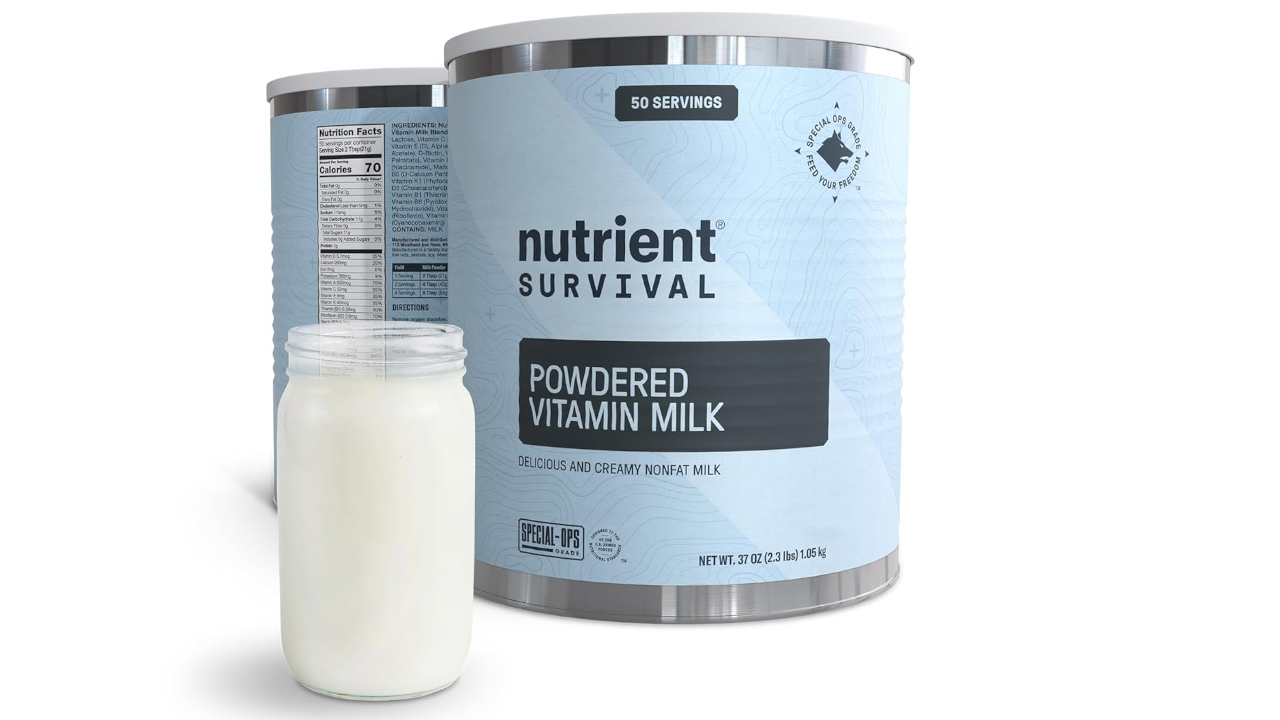 Nutrient Survival Vitamin Powdered Milk