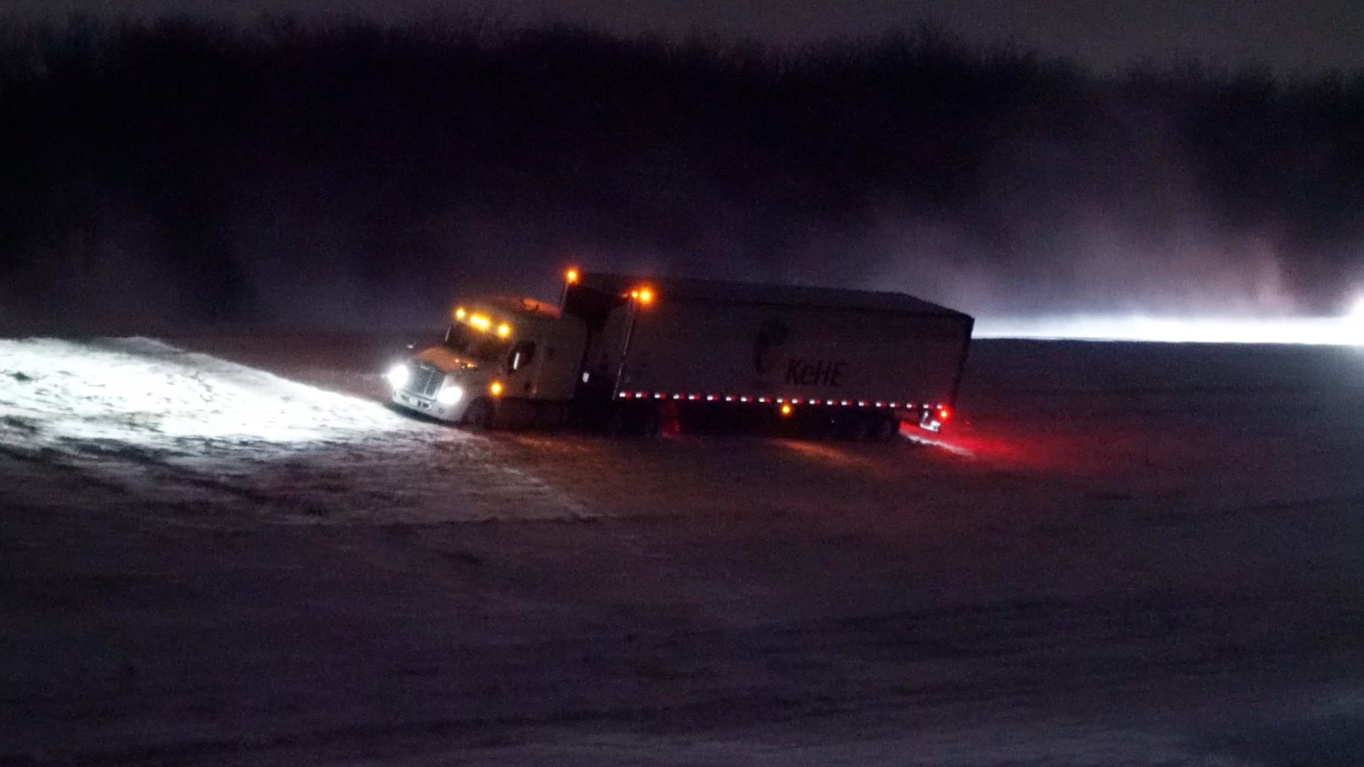 Winter Storm Makes Oklahoma Interstate A Mess