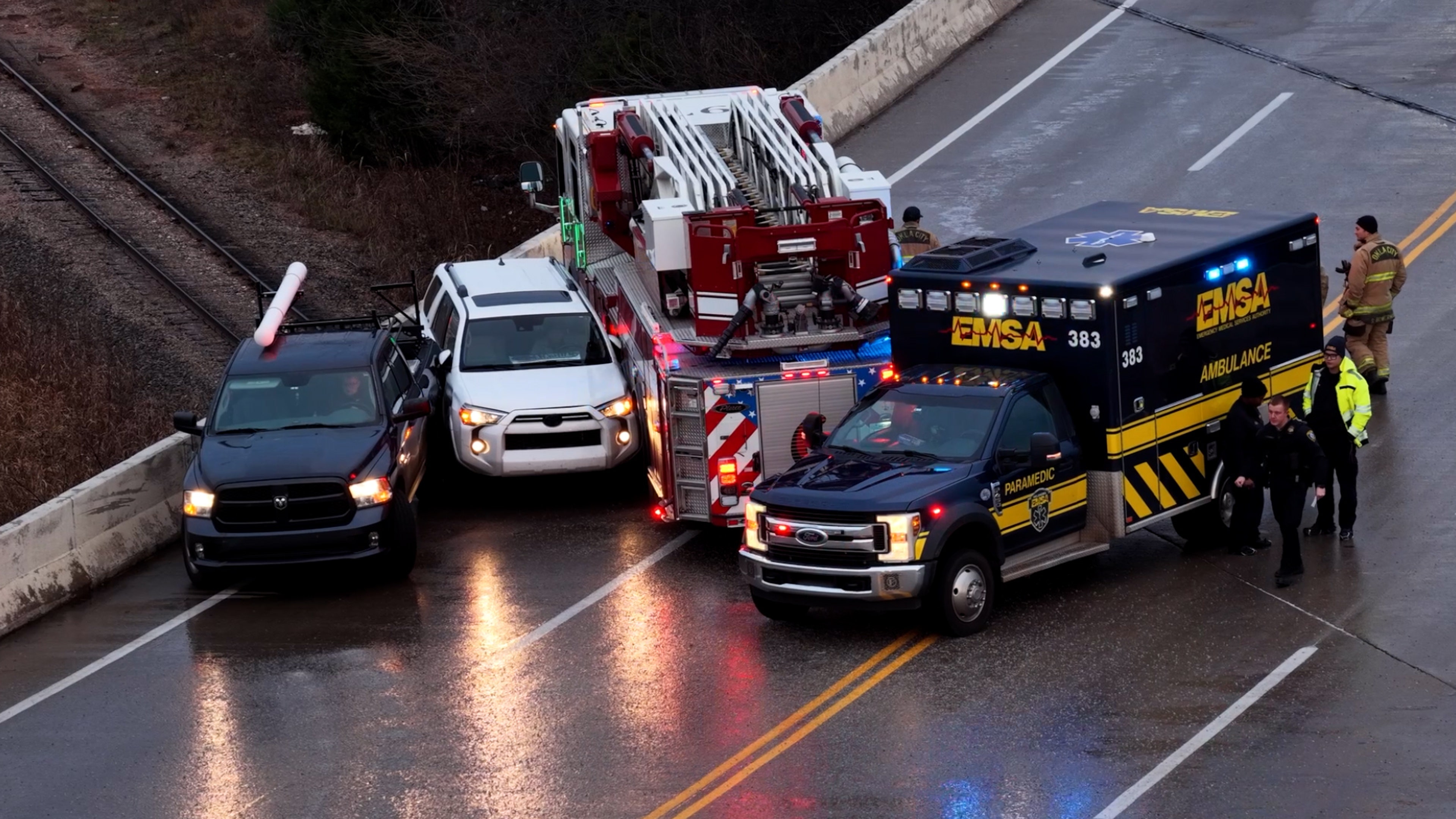 Freezing Rain And Ice Cause Travel Chaos In OKC