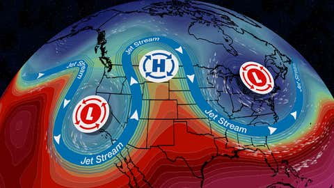 Omega Blocking Pattern In Charge Of US Weather This Week - Videos from ...