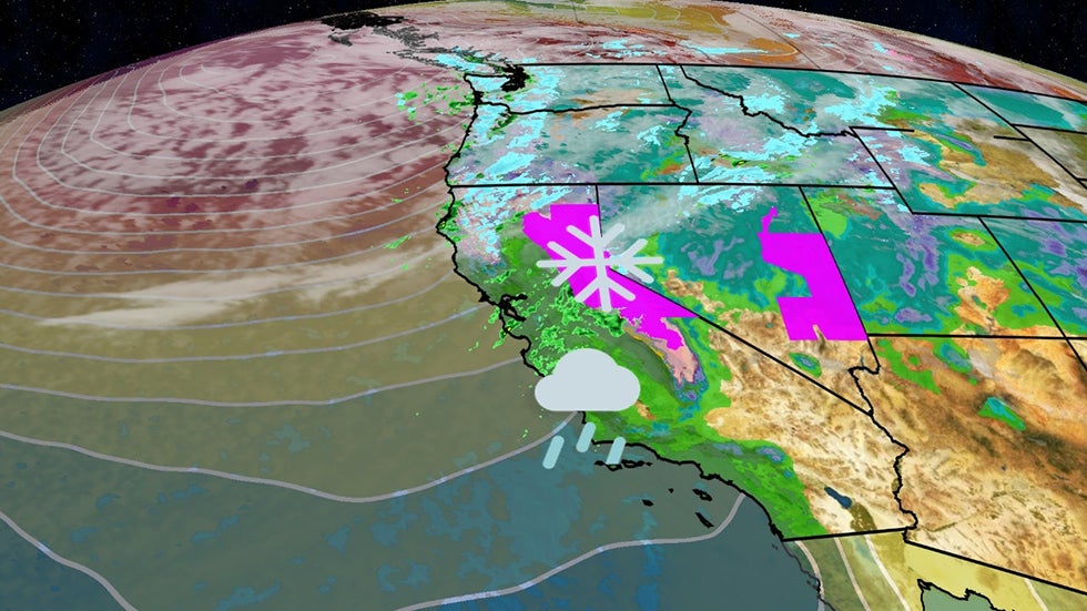 Dangerous, Major Winter Storm Underway In Sierra Nevada