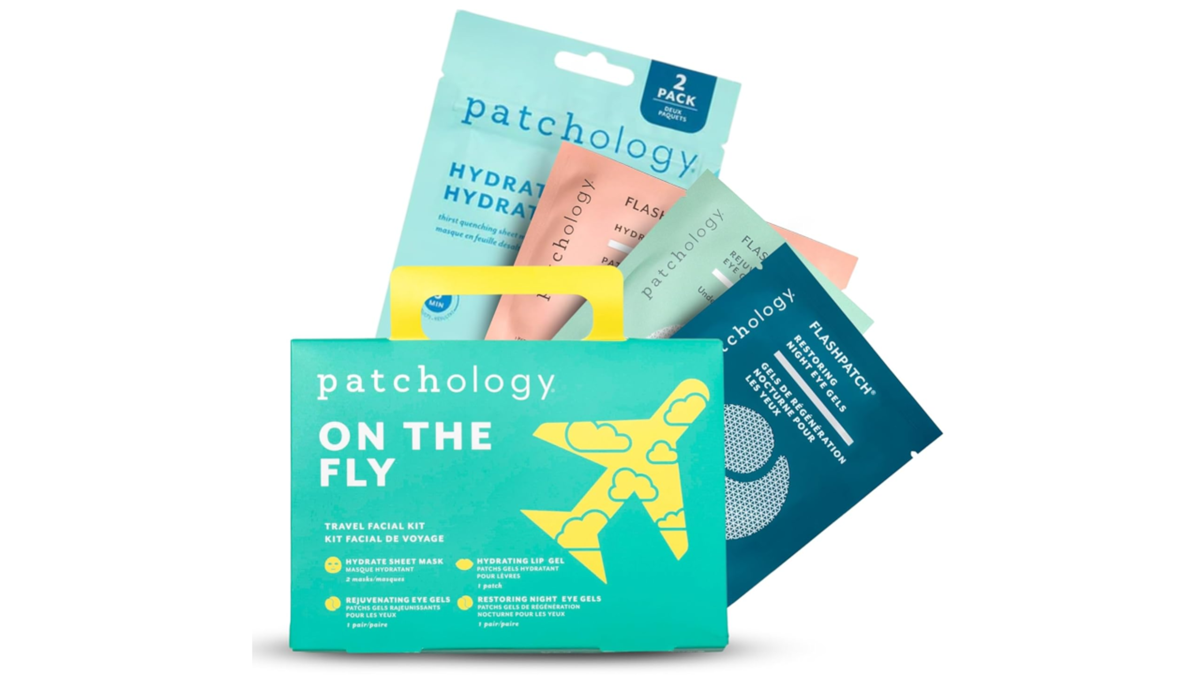 Patchology On The Fly Travel Facial Kit (5-Piece)
