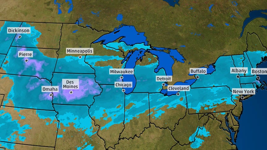 Winter Storm Oren Spread Snow, Ice From the West to the Midwest and Northeast in Mid-February (RECAP)