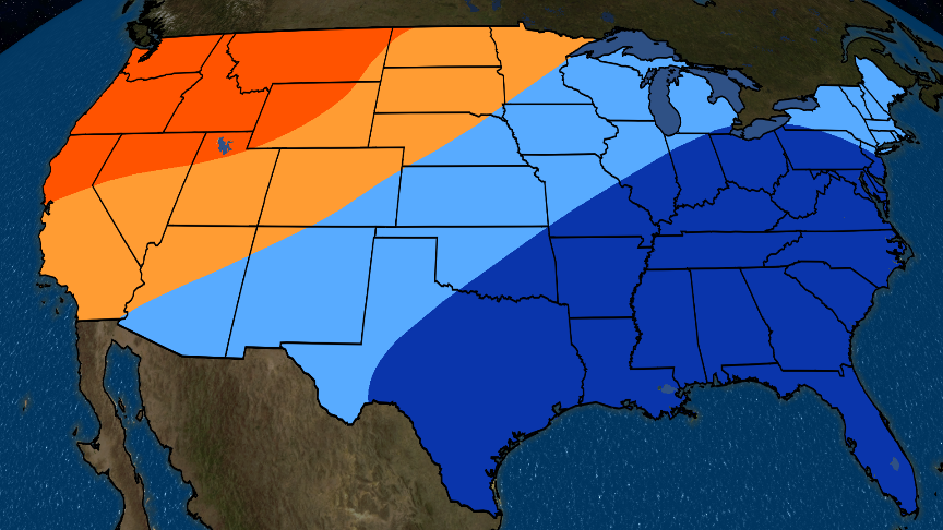 Late-Winter to Early-Spring Temperature Outlook: Frigid February in East, Midwest as the West Stays Mild