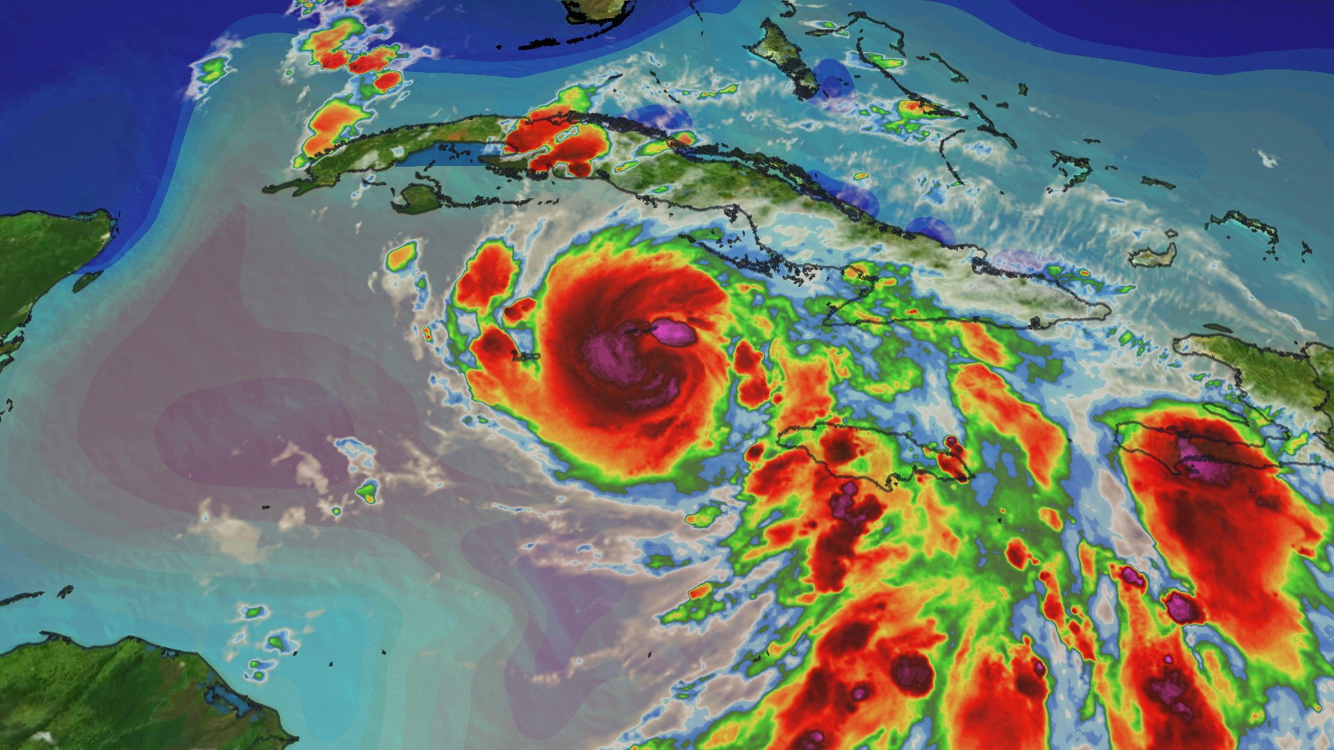 Hurricane Rafael Strengthening Near The Cayman Islands; Forecast In The Gulf Uncertain