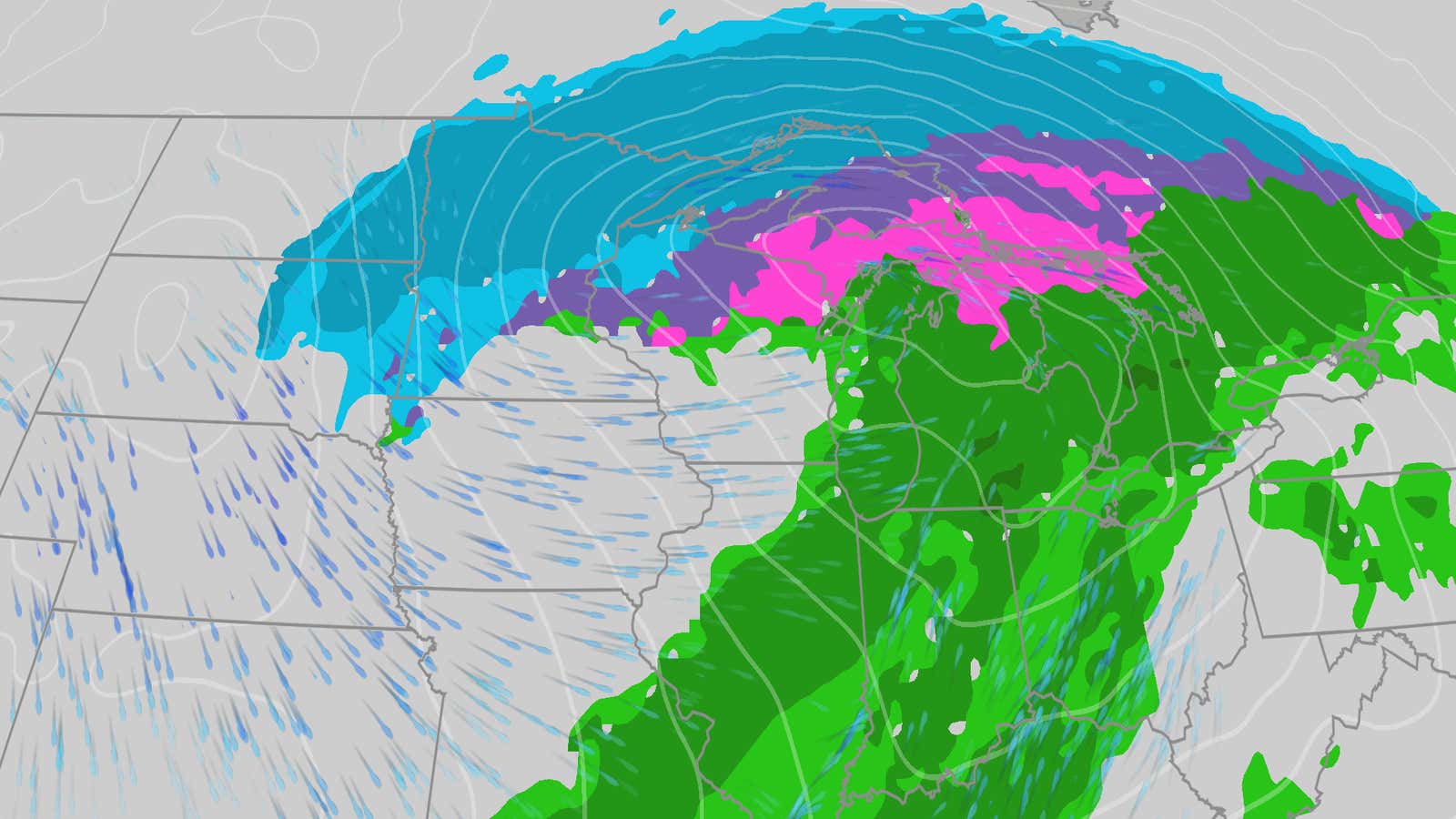 April Winter Storm Brings Rain, Snow, Ice to Northern US