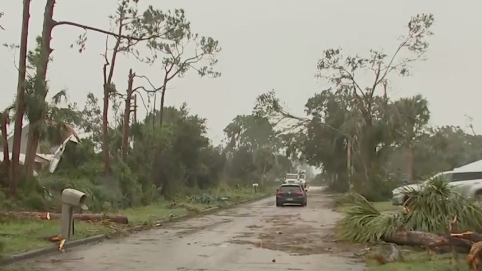 Widespread Tornado Damage In St. Lucie County, Florida