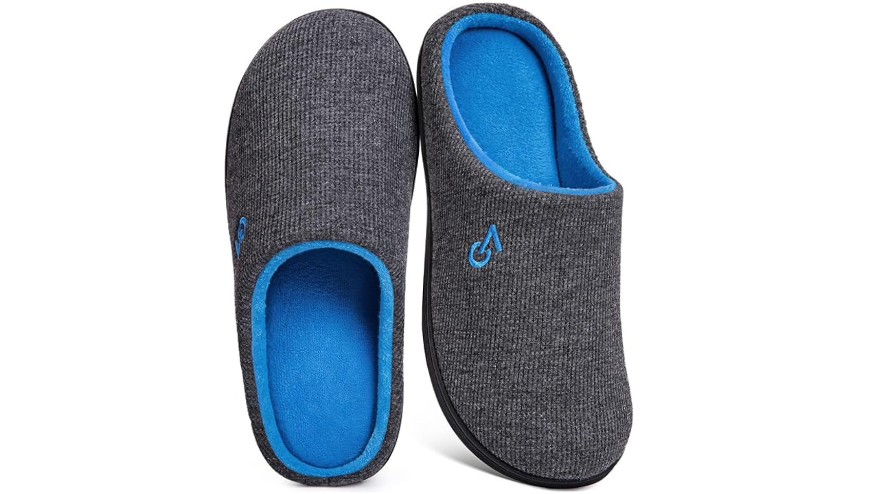 RockDove Men's Original Two-Tone Memory Foam Slipper