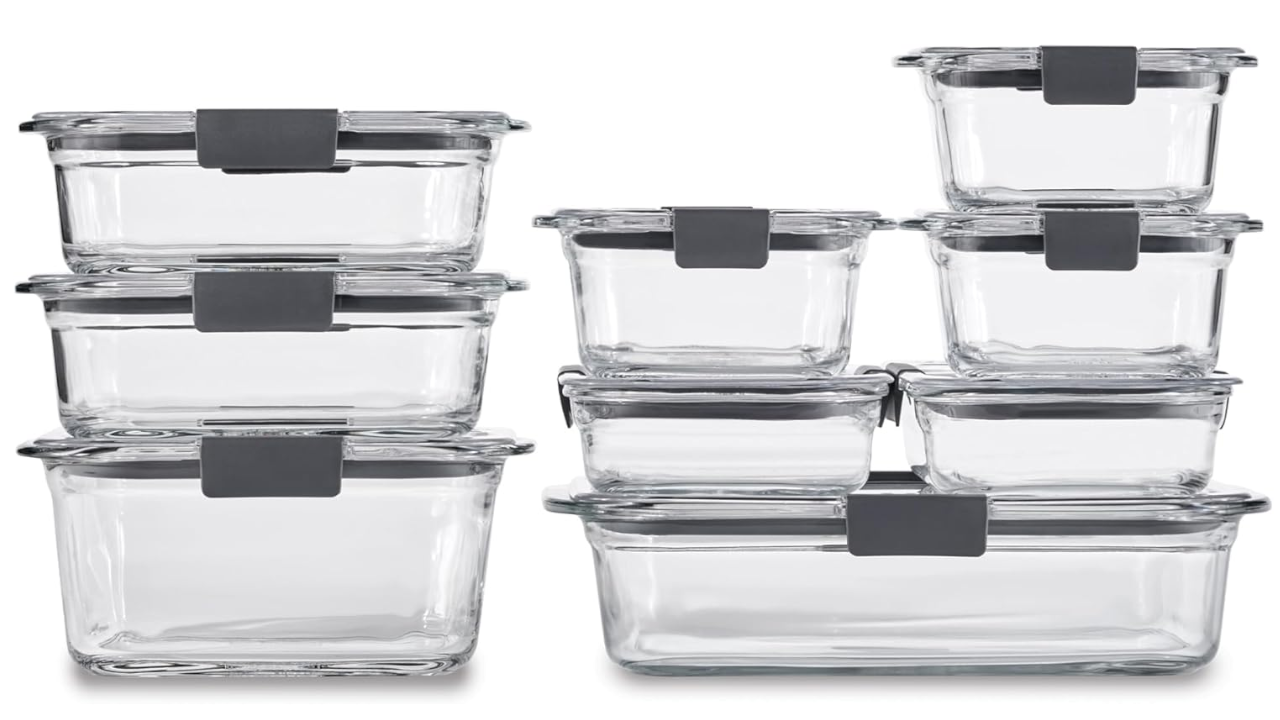 Rubbermaid Brilliance Glass Food Storage (18-piece set)