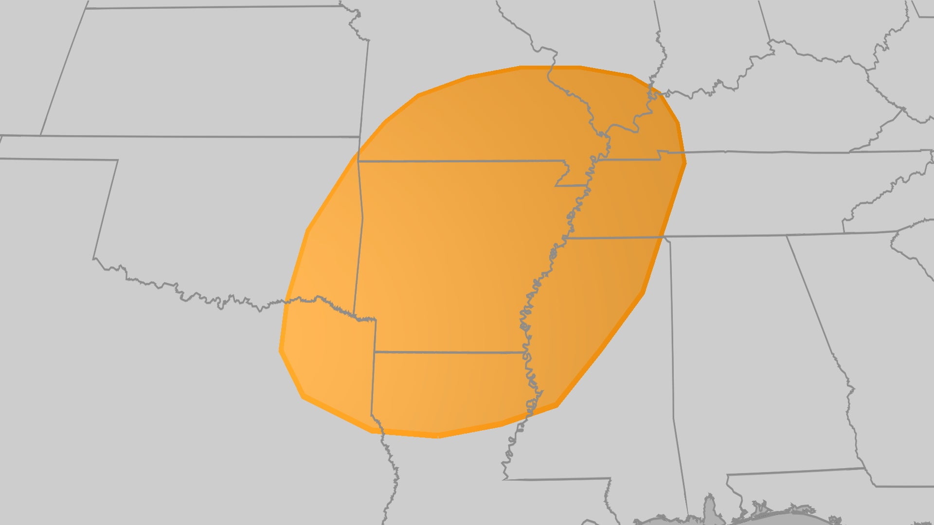 Saturday Severe Threat Targets Mississippi Valley