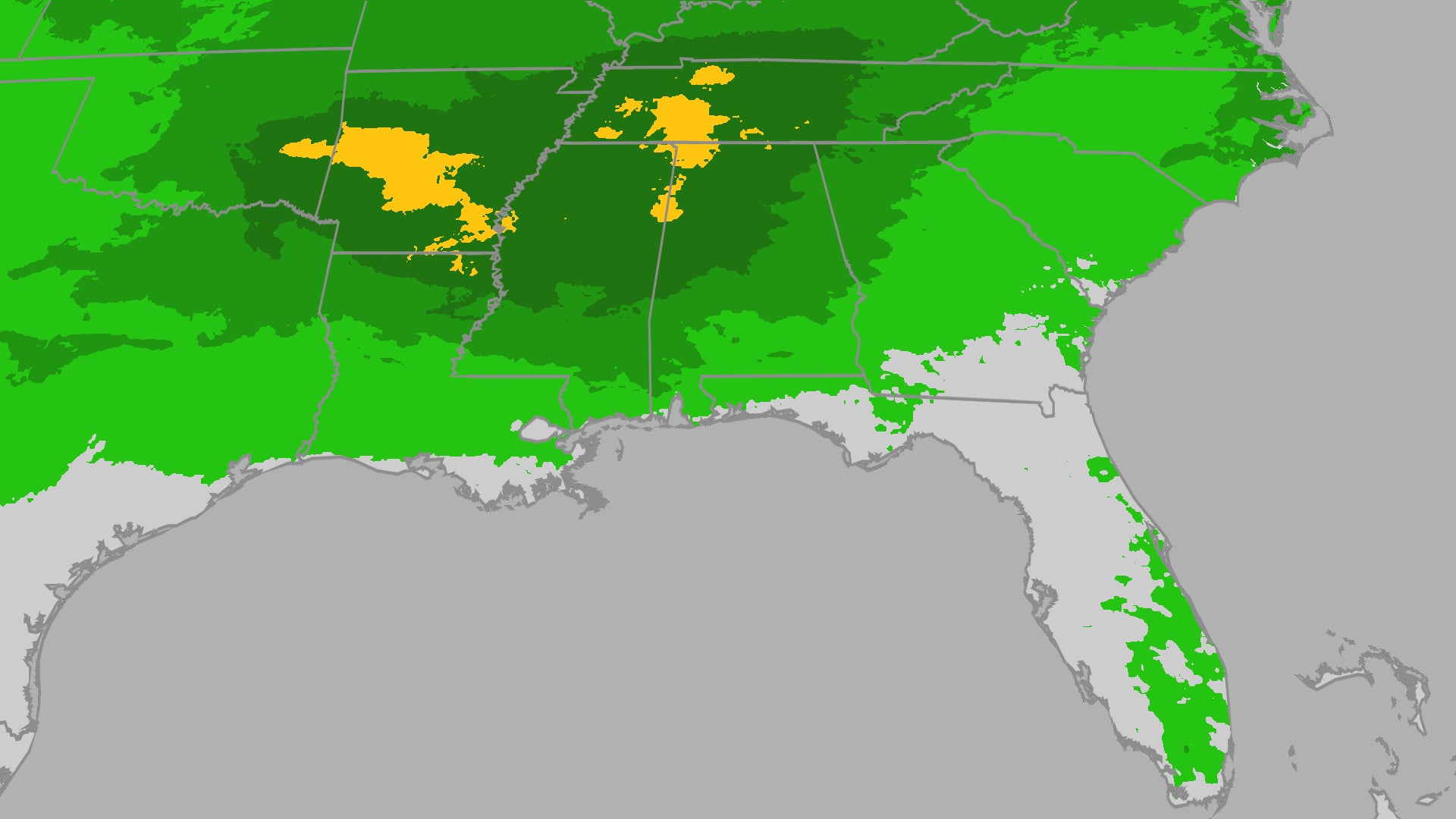 Beneficial Rain To Help Southeast Battling Fires and Drought