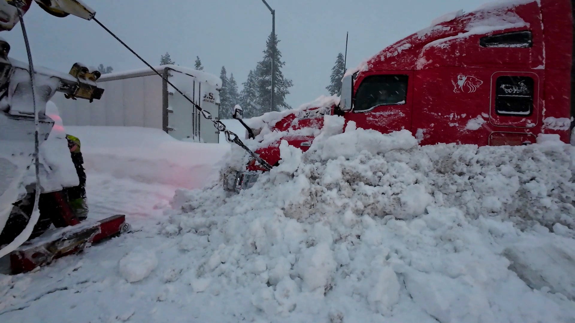 Blizzard Buries Northern California; Interstate 80 Closed