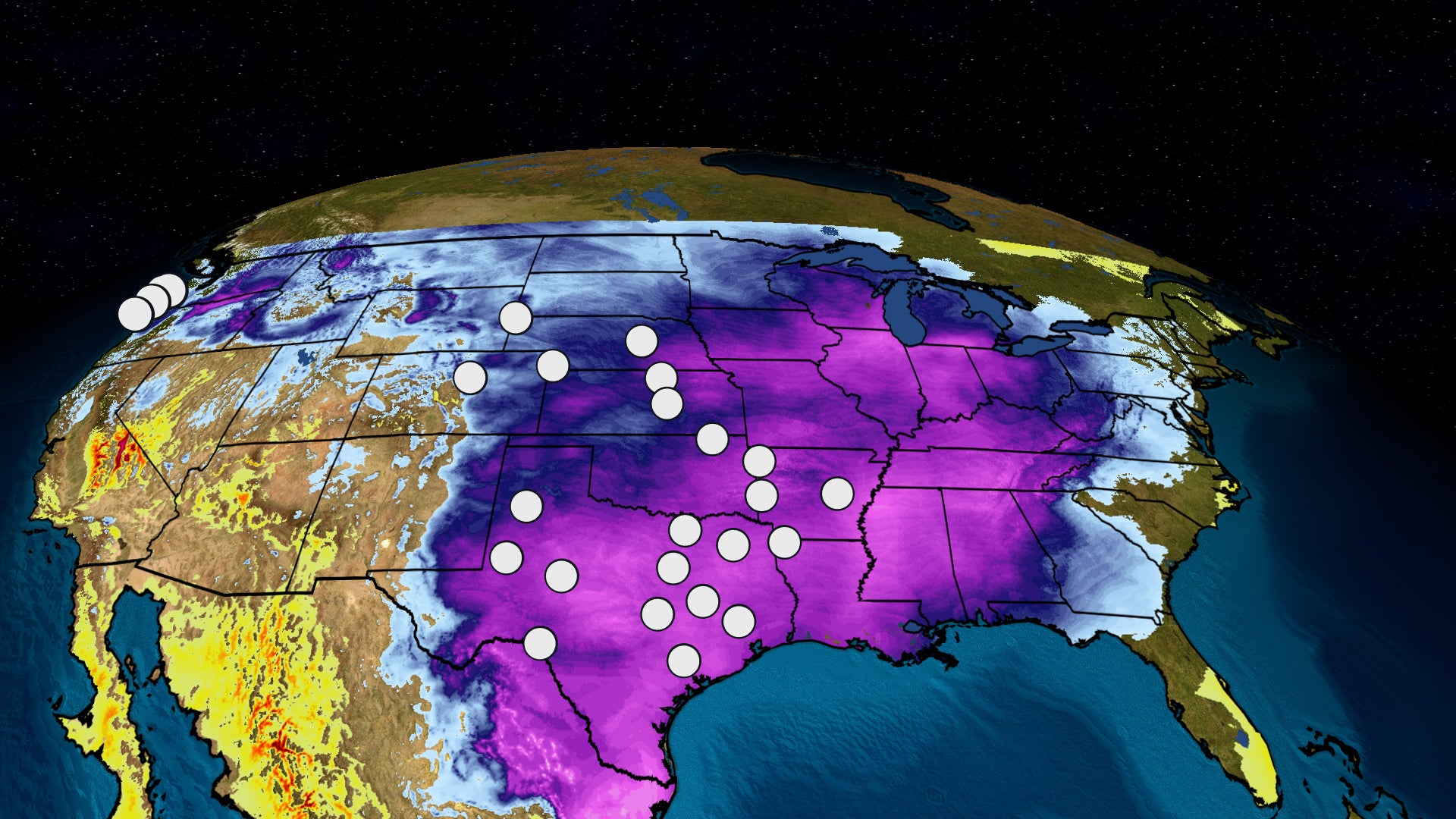 Record Lows To Sweep Southern Plains Tuesday Videos from The Weather