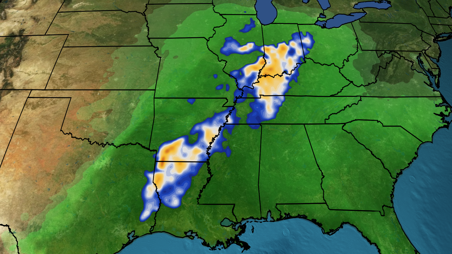 Strong Tornadoes Possible From The Plains To Ohio Valley