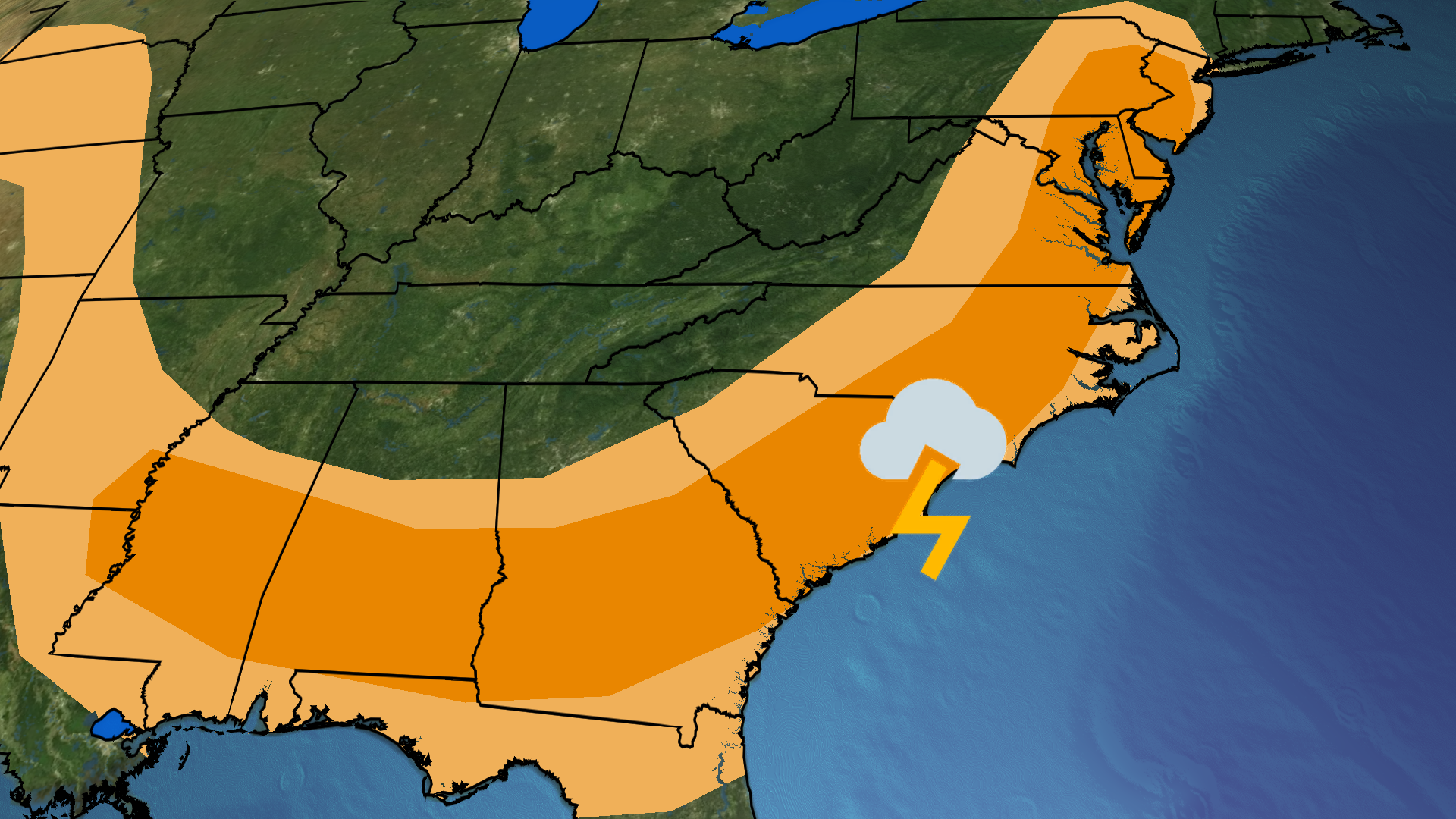 Severe Weather Threat Sunday From Louisiana To New Jersey