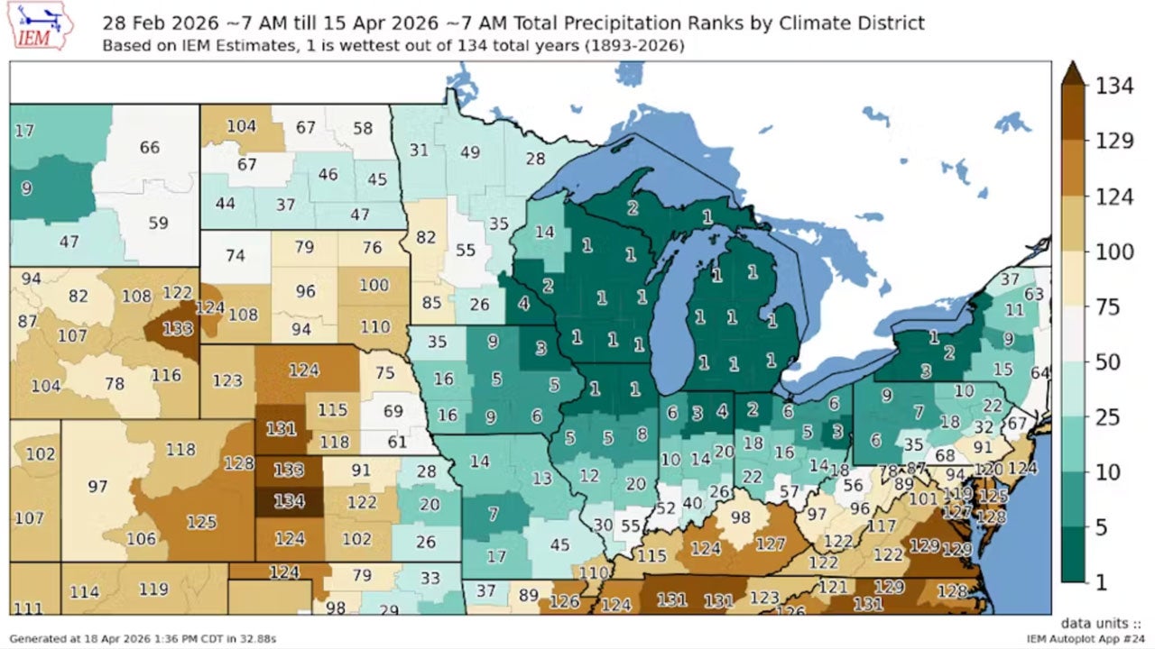 Heavy rain on snow is testing aging dams across Michigan and Wisconsin ...