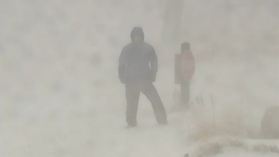 -13 As Blizzard Blasts TWC's Mike Seidel In Michigan