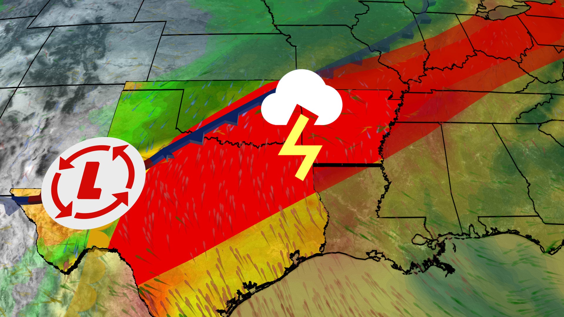 Two Rounds Of Severe Storms Through Midweek