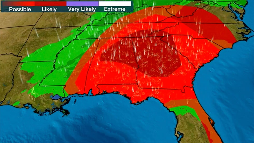 Landslide Sends Huge Chunk of Forested Hillside into River Below