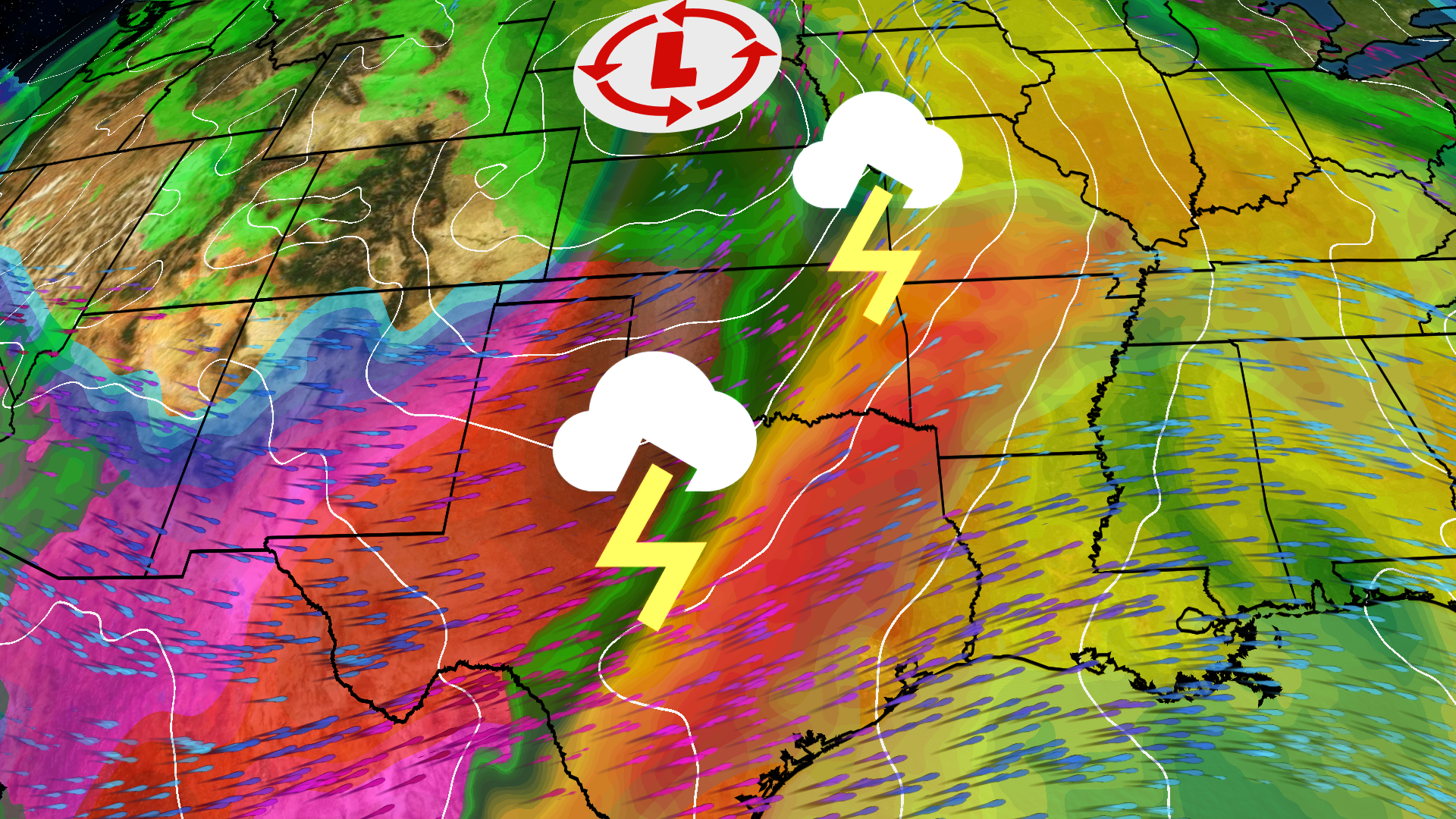 Multi-Day Severe Storm Threat For Central Oklahoma