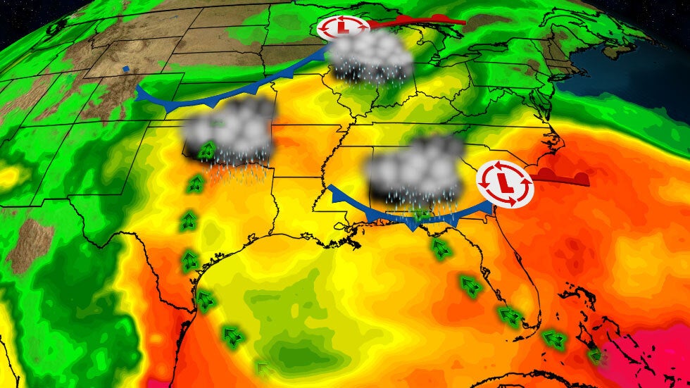 Severe Weather Possible From Texas To Tennessee Friday Videos from