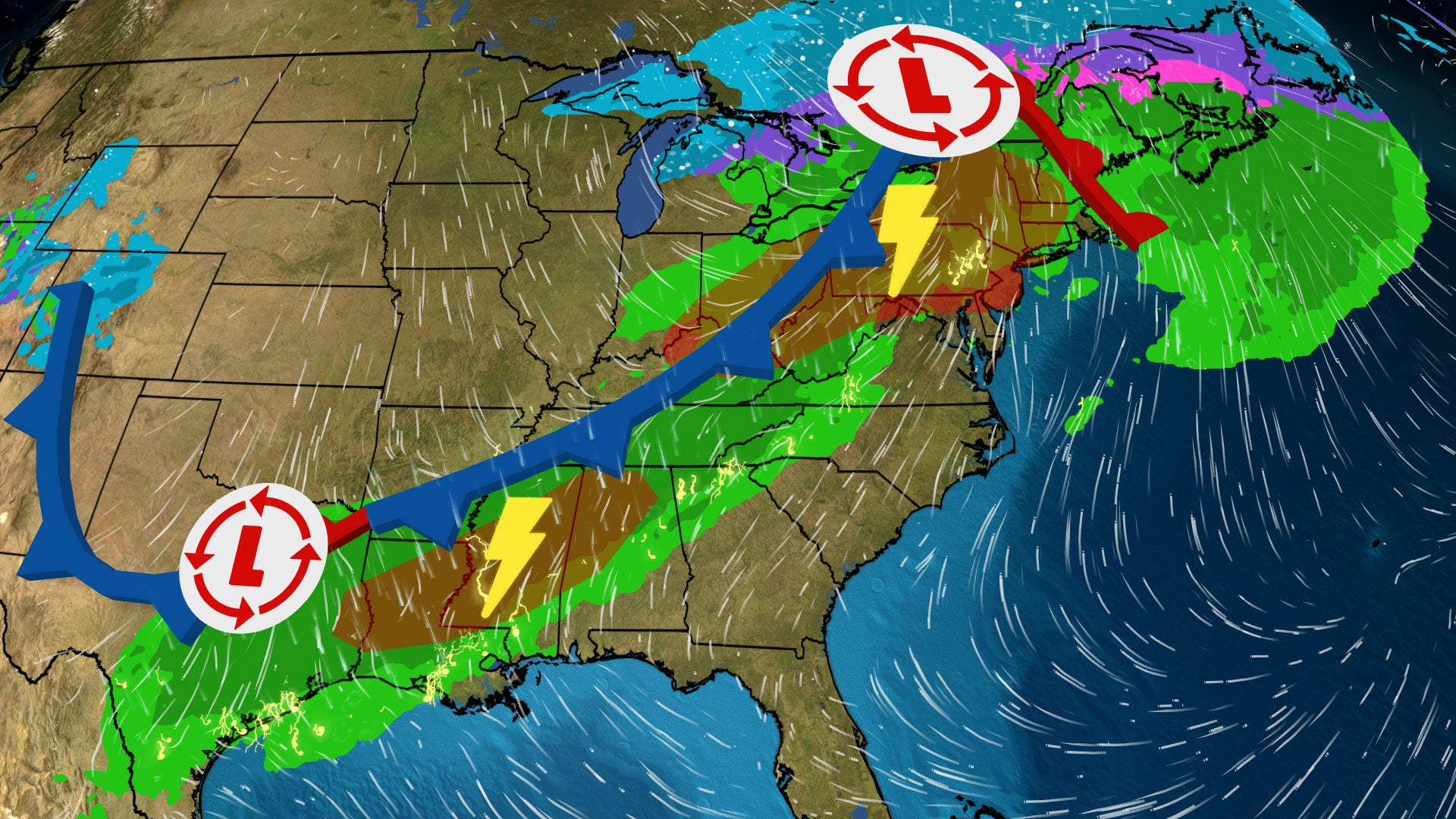 Severe Storms and Flooding Rain Tracked Across Parts of the Plains