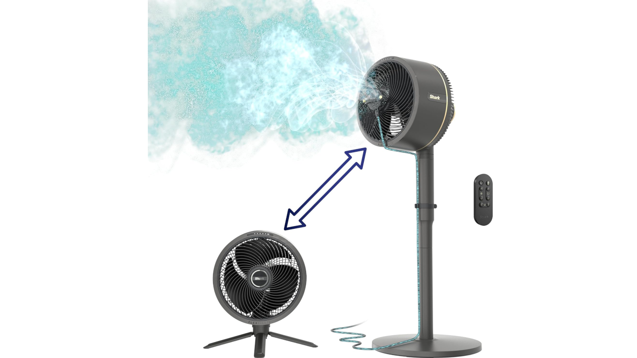 Shark FlexBreeze Pedestal and Tabletop, Indoor & Outdoor Fan