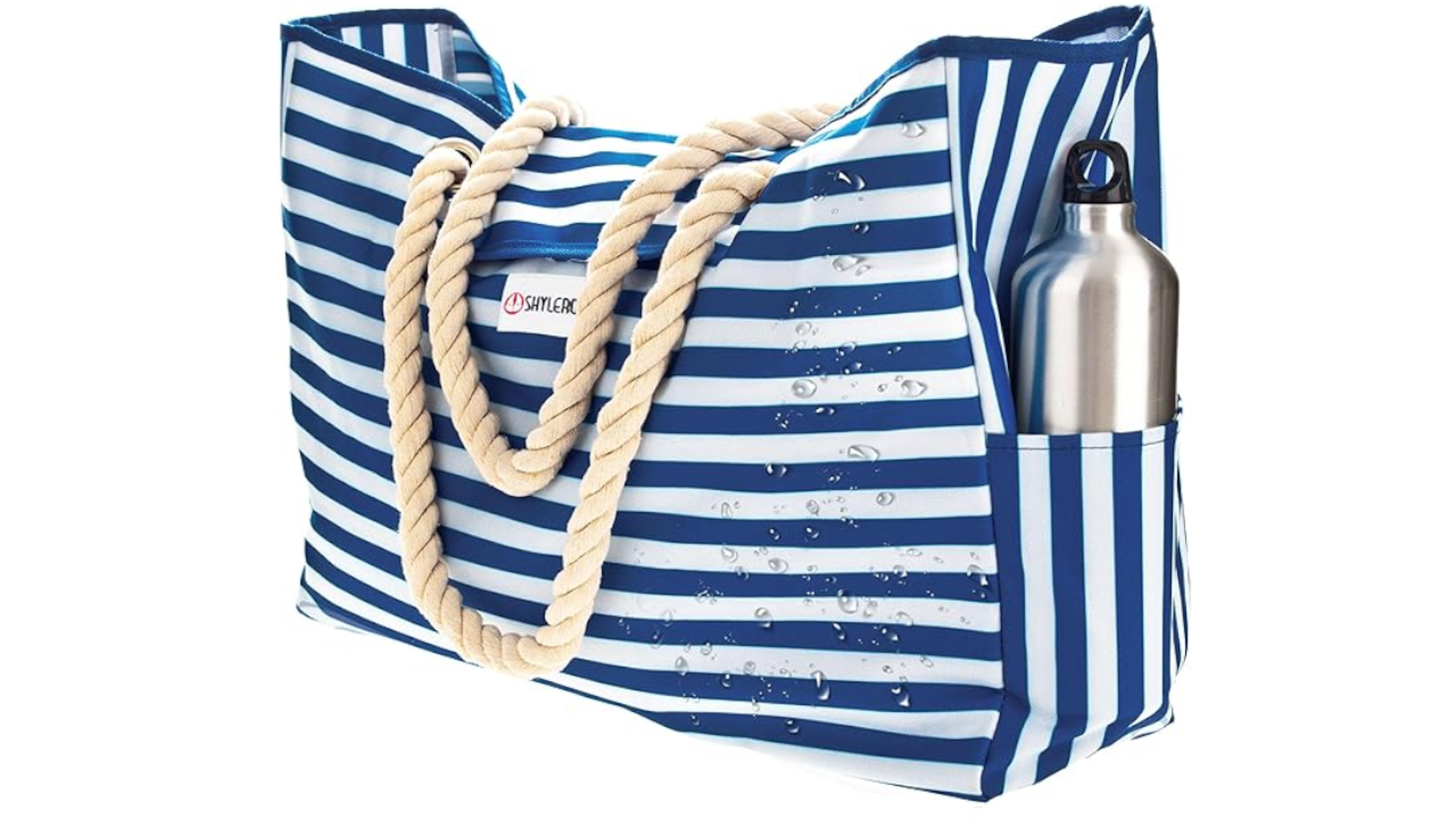 SHYLERO Beach Bag With Magnetic Snap (XXL)