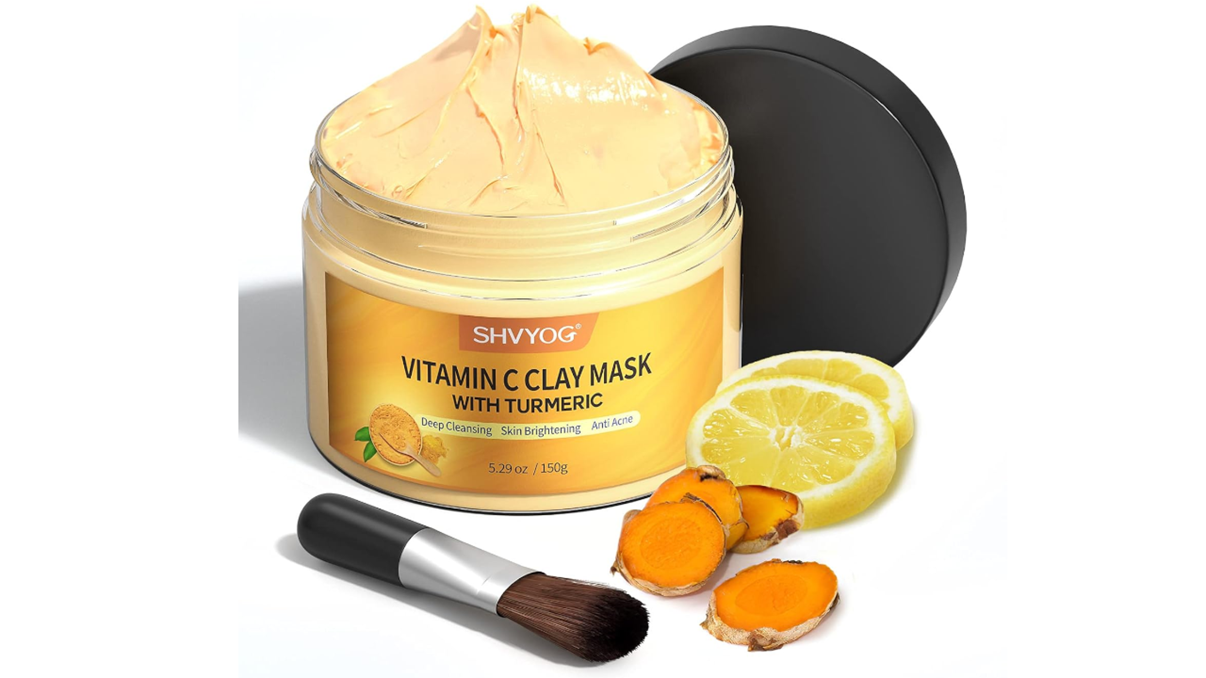 Vitamin C Face Mask with Kaolin Clay and Turmeric