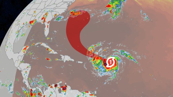 Erin To Become A Cat 3+ North Of Puerto Rico This Weekend