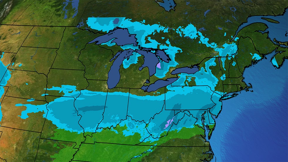 Quick-Hit Snowstorm To Sweep From Midwest To Northeast