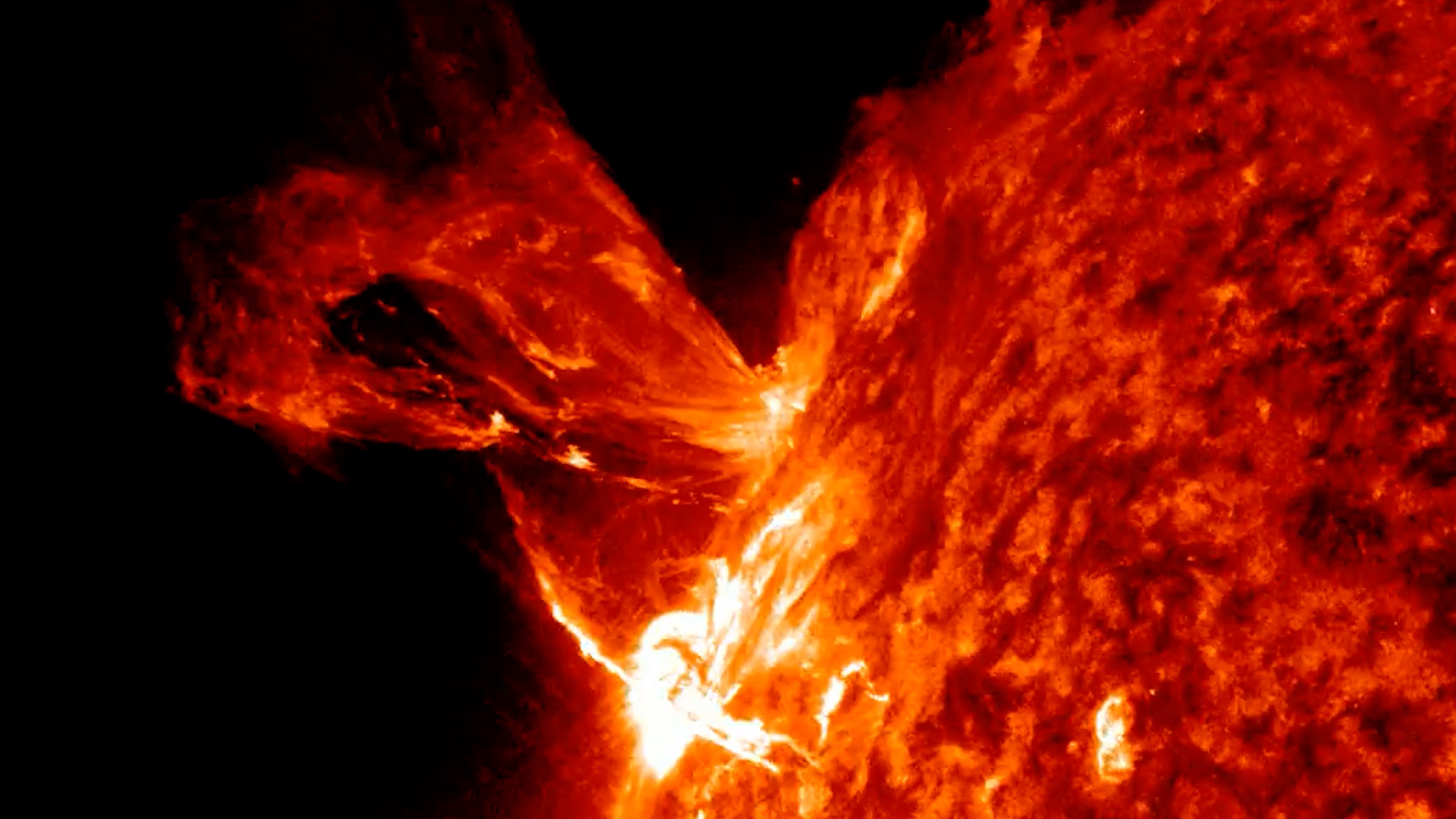 Watch As Sun Belches Massive Plasma Flare