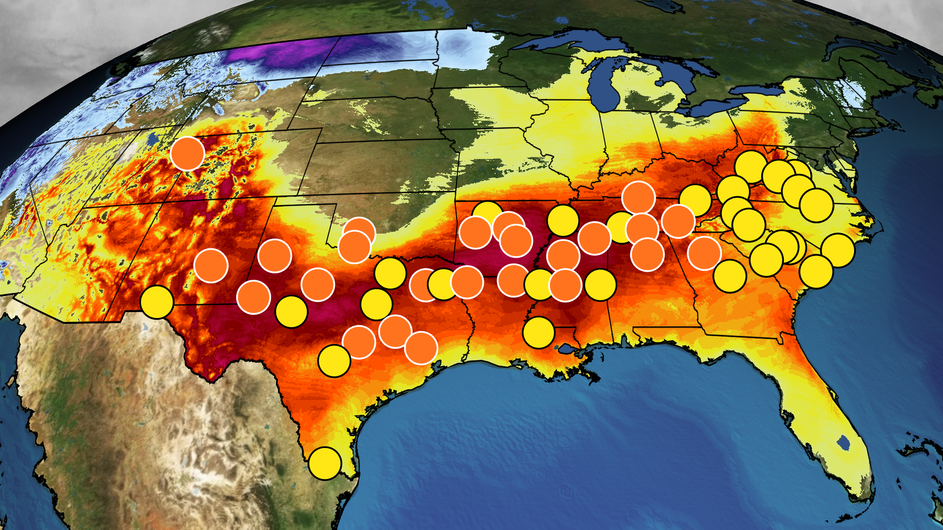 Spring-Like Temps Set To Break Records Across South