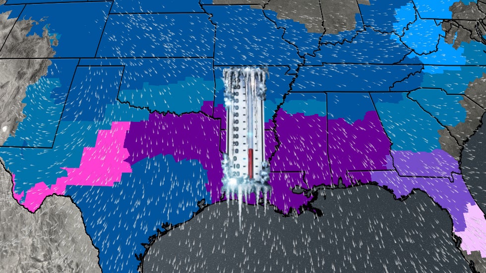 Latest South Forecast For Winter Storm Elliott