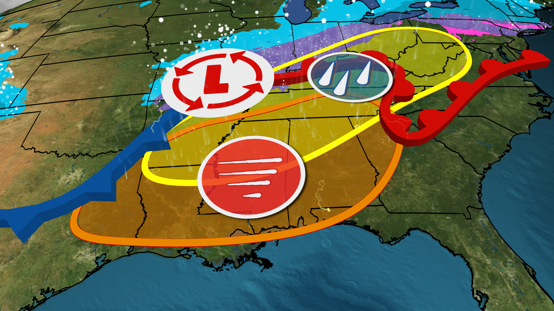 Severe, Flood Threat Takes Aim At South Again This Weekend