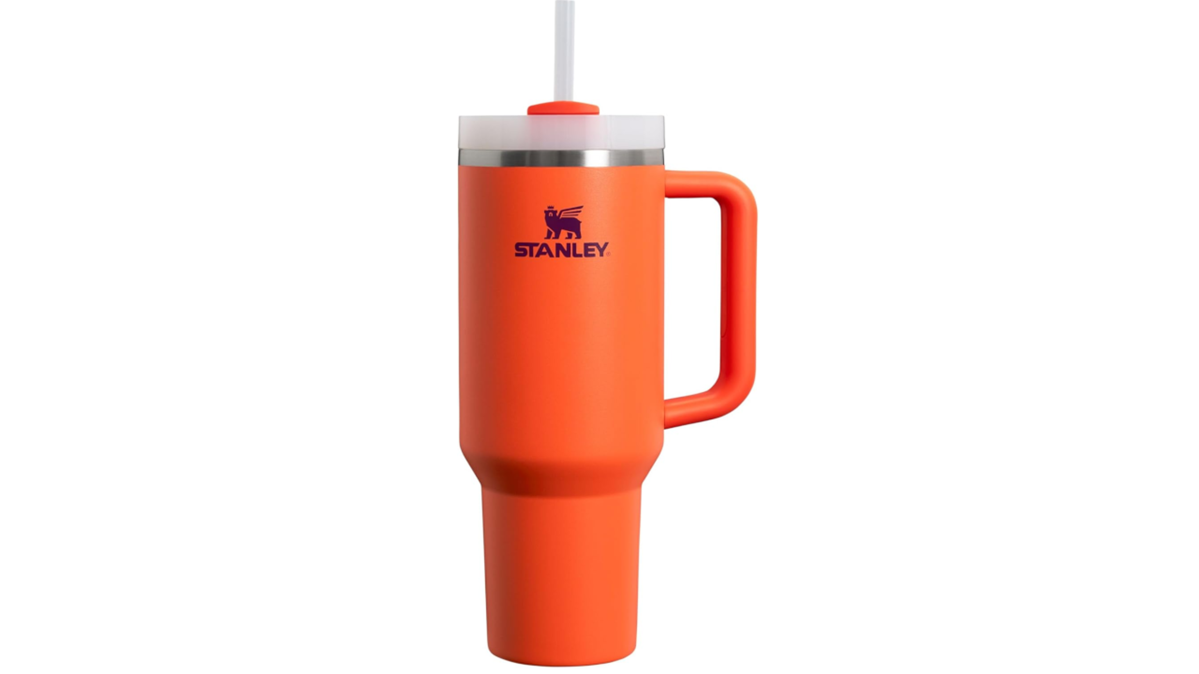 STANLEY Quencher H2.0 Tumbler with Handle and Straw (40 oz - Tigerlilly Plum)
