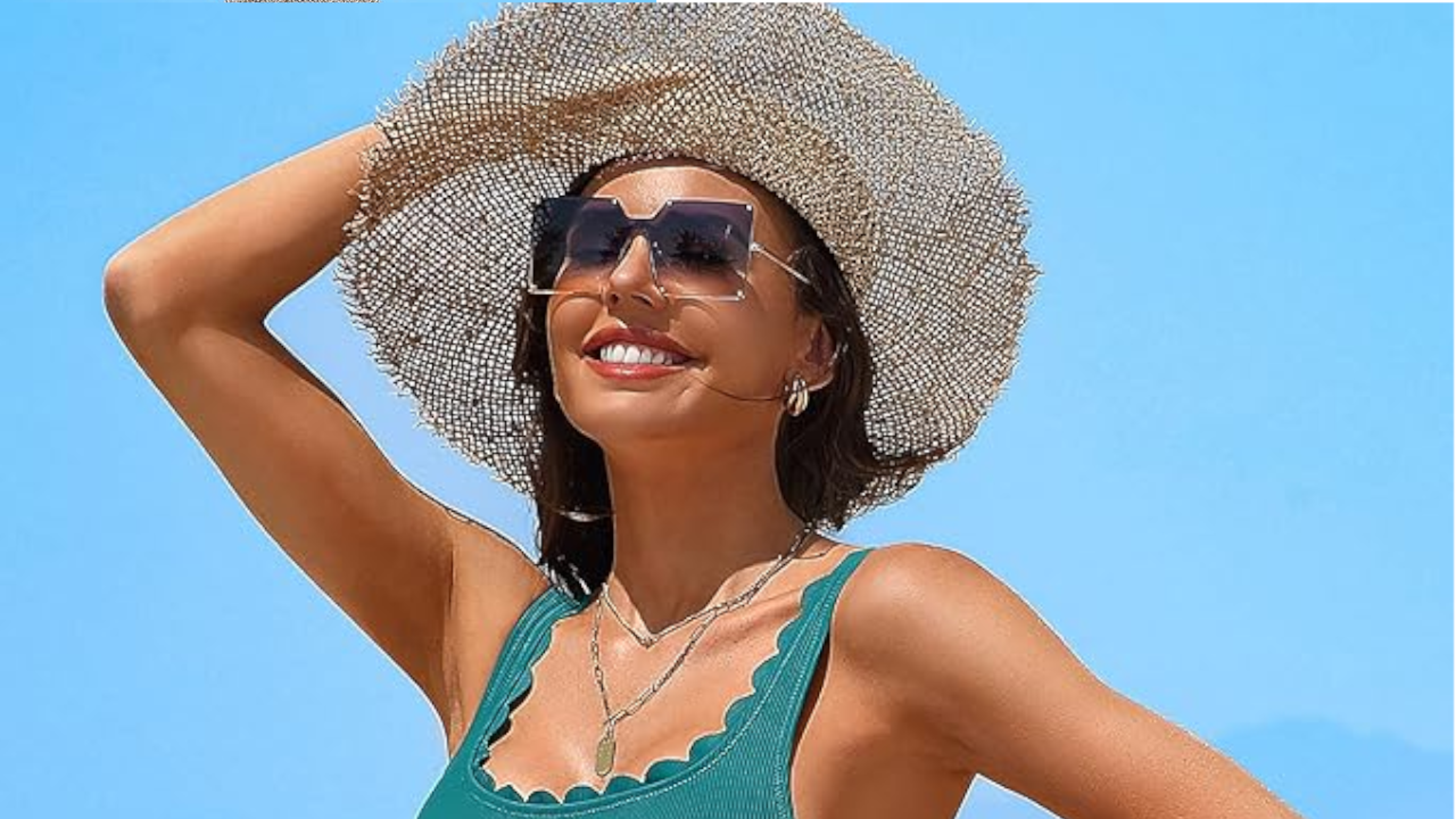 Zaful Women's Two-Piece Swimsuit With Shorts - Striped Bikini Set For Beach & Vacation