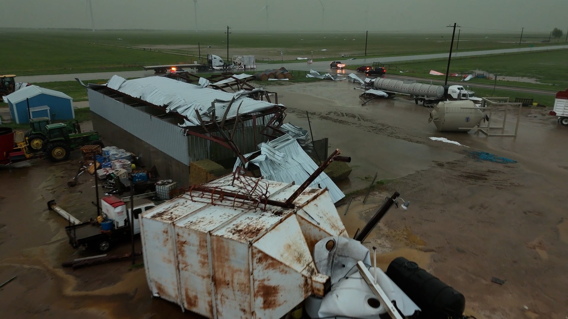 100-mph Winds, Likely Tornado Hit Red Springs, Texas