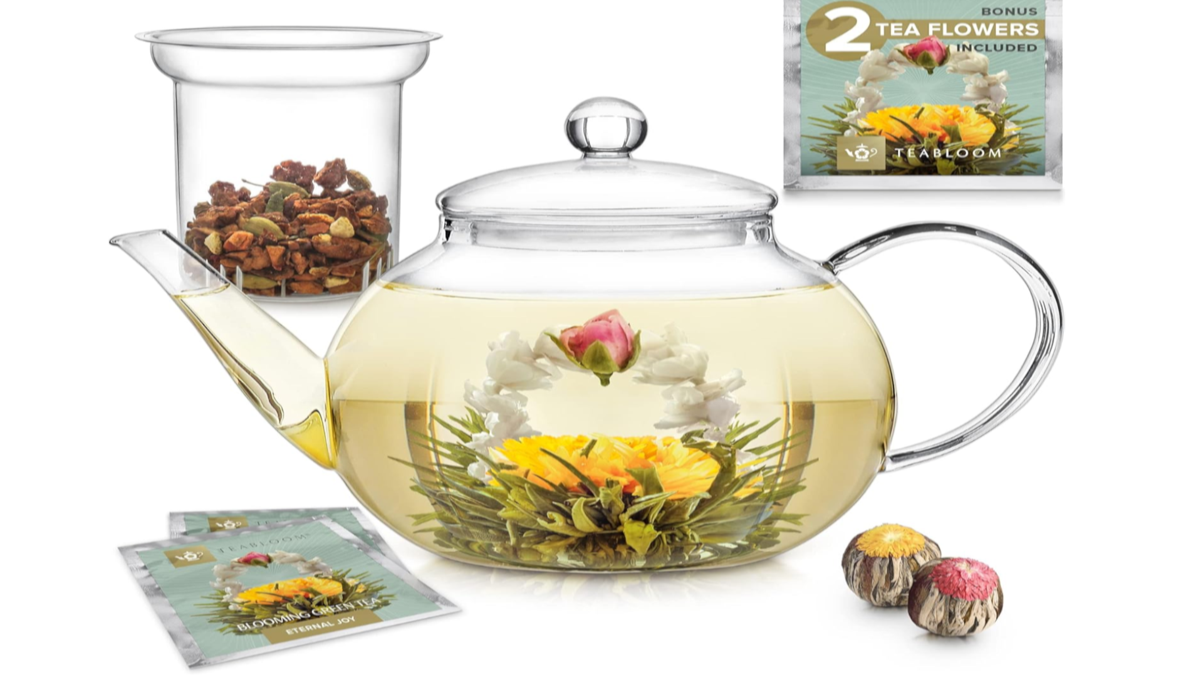 Teabloom Glass Teapot-Amazon
