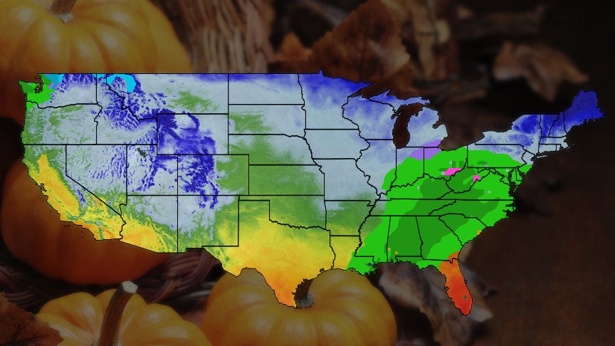 Thanksgiving Travel Forecast: Rain, Snow May Cause Delays This Weekend; A Pair of Systems May Bring Headaches Next Week