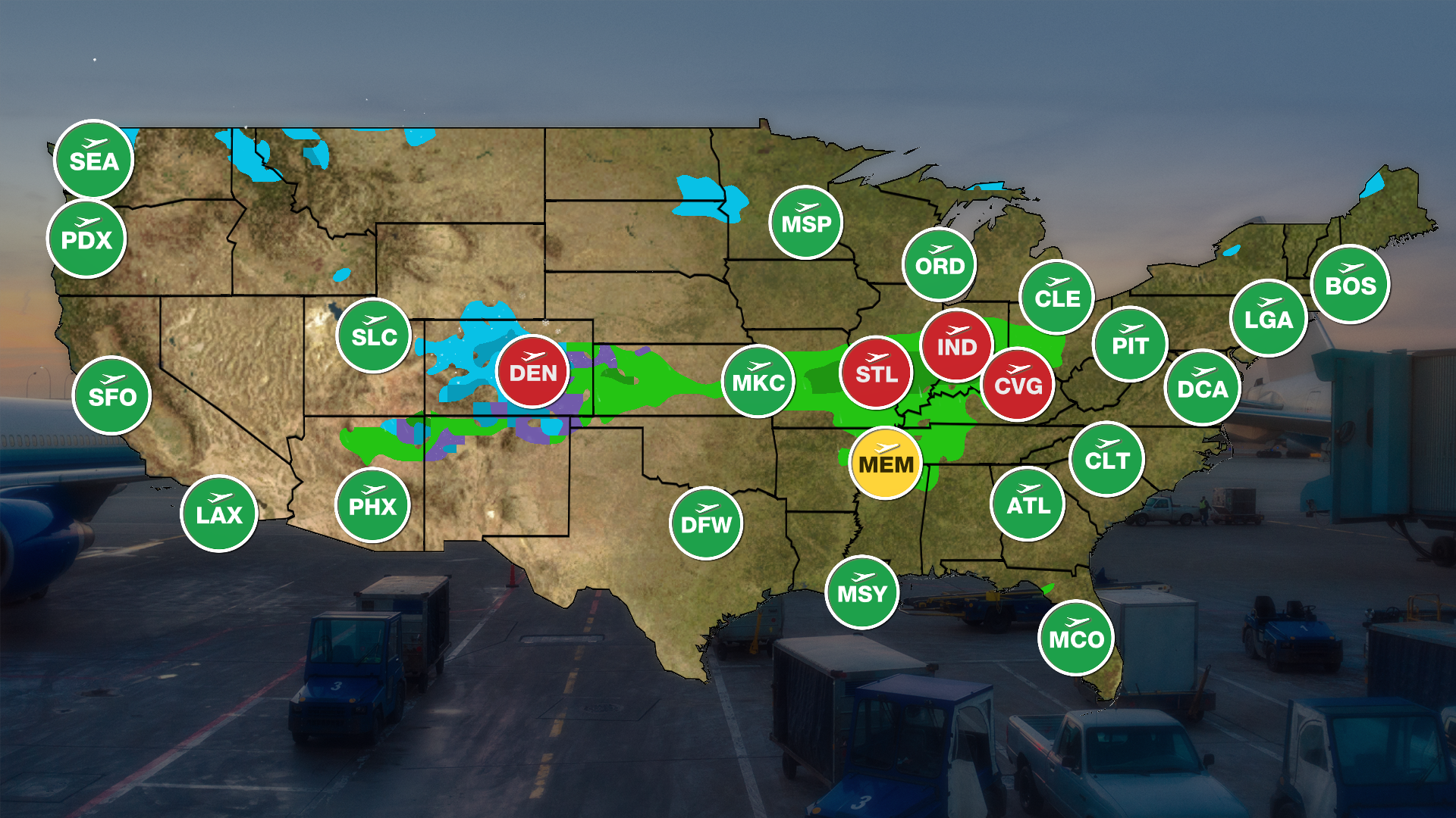 Thanksgiving Travel Troubles: Who Will See Rain, Snow?